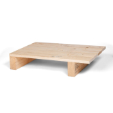 Holz-Palette mit geschlossenem Deck 400 x 600 mm