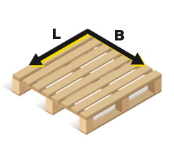 Individuelle Holzpaletten