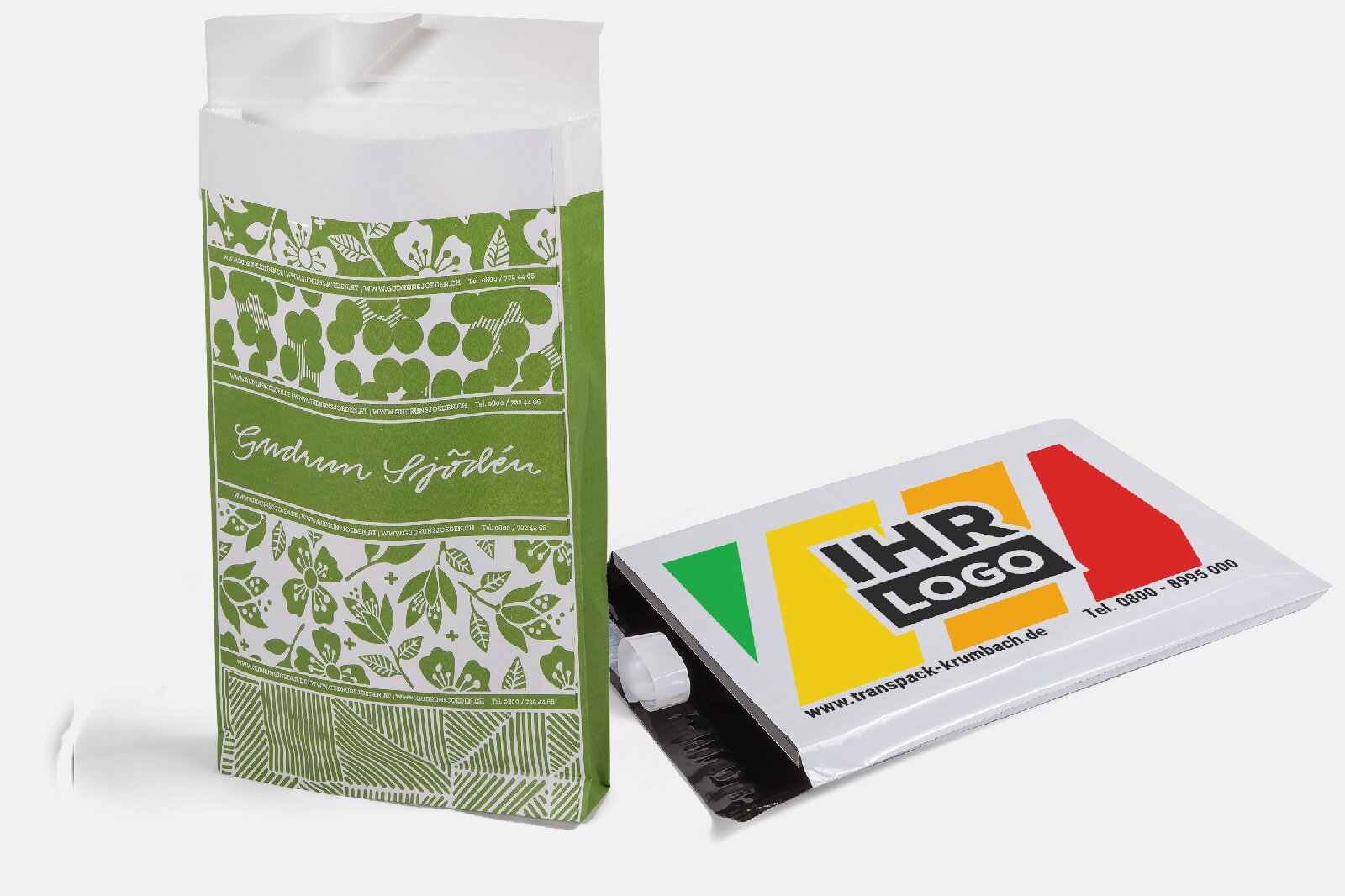 Versandtasche mit Logo - Verpackung mit Effekt