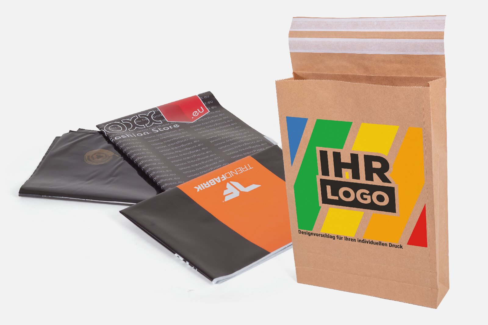 Wann verwenden Sie bedruckte Versandtaschen f�r den Versand?