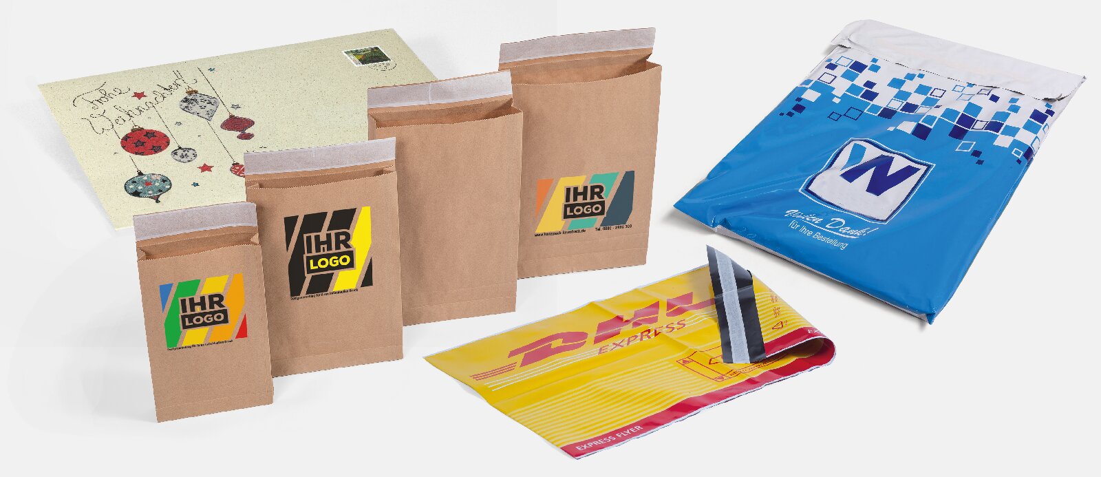 Versandtaschen im individuellen Design