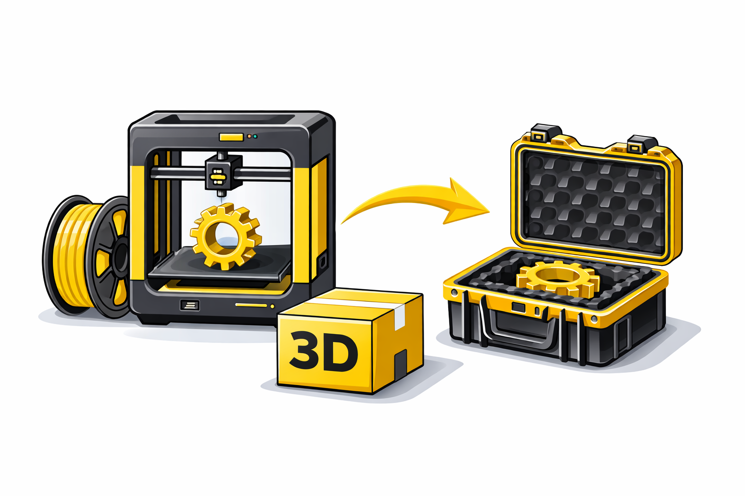 3D-Druck-Modelle sicher verpacken