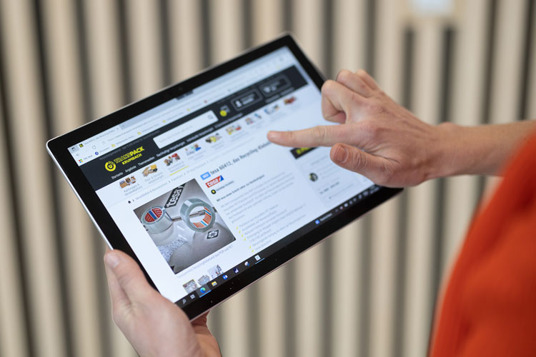 Praktisch im Online-Shop