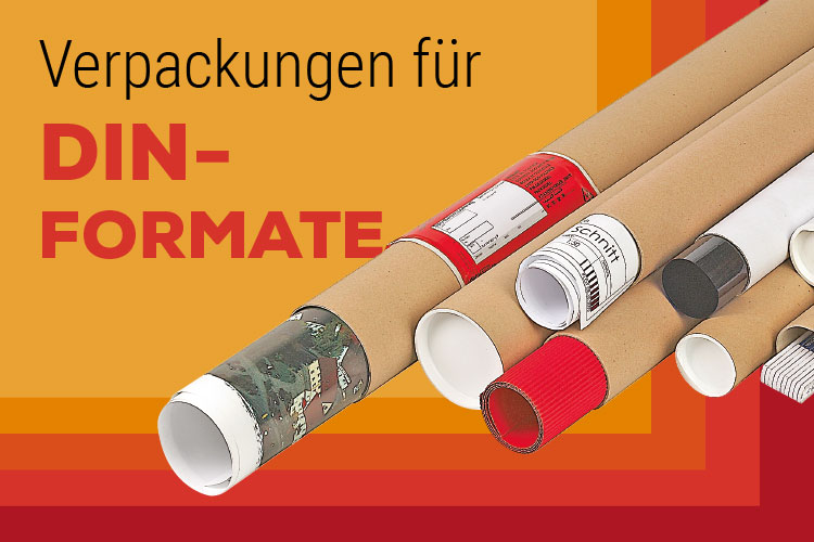 Verpackungen für DIN-Formate