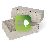 Kartons aus Graswellpappe