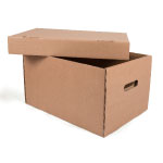 Kartonagen mit Tragegriffen